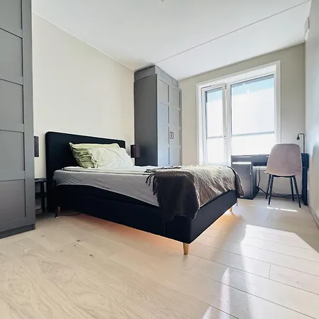 Apartmán Bjorvika Apartment-privat Lounge With Beautiful View & Close To Everything *